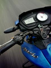 TVS Apache RTR 150 Matt Blue